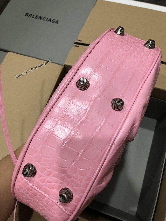 Balenciaga專櫃爆款機車包系列肩背女包 巴黎世家Le Cagole半月牙腋下包餃子包 fyj1935